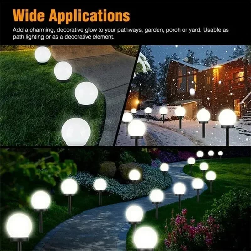 Садовый шарик LED на солнечной энергии