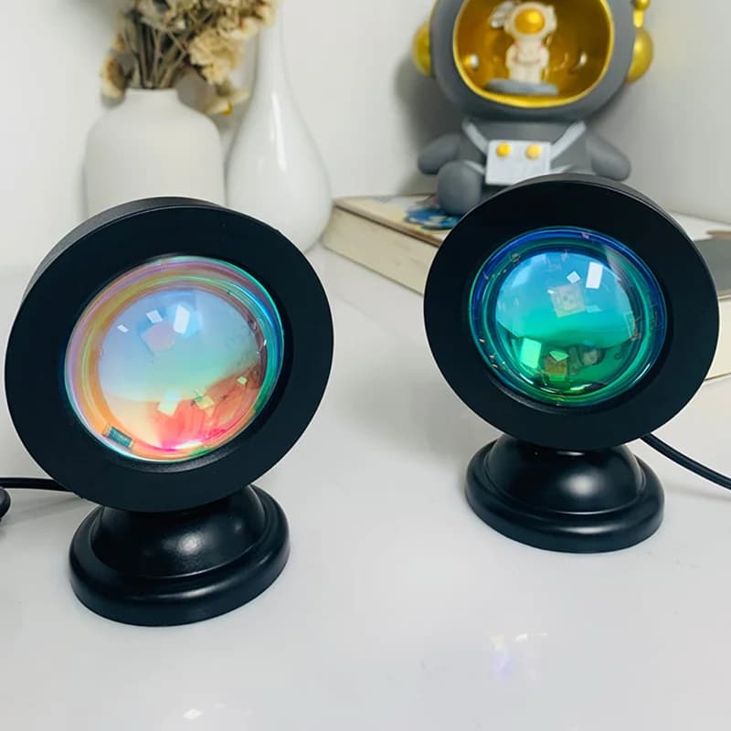 Портативный LED-проектор закатного света с питанием от USB