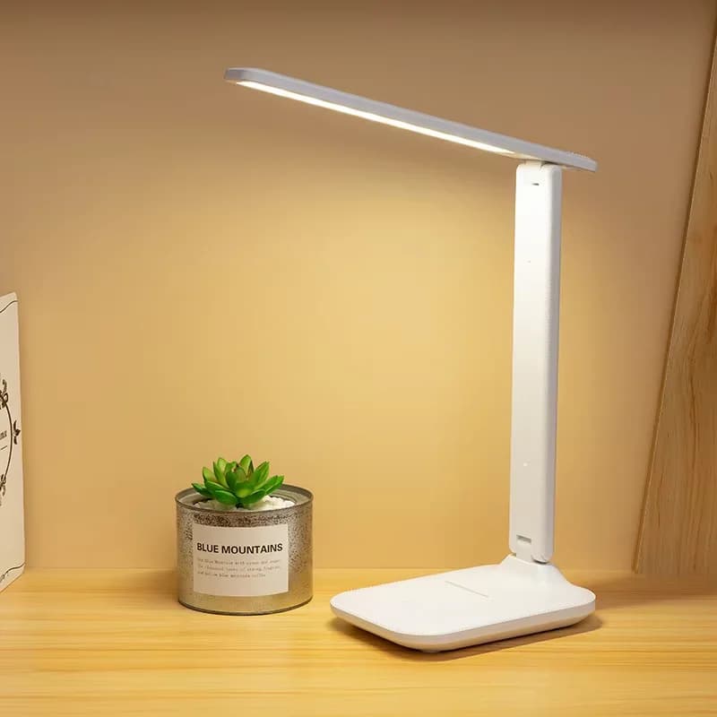 Складная настольная LED-лампа с регулировкой яркости, 3 цвета