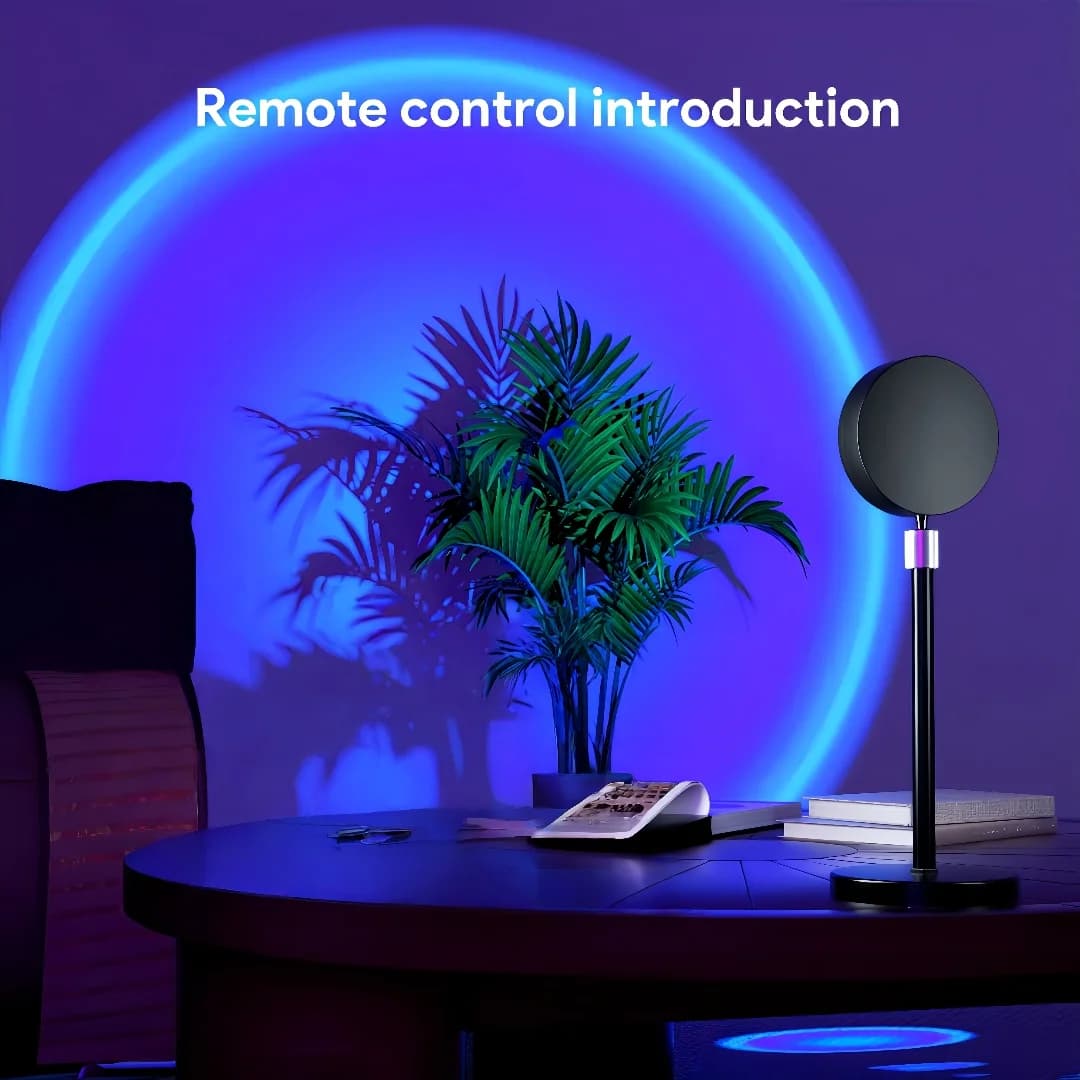 Мини-прожектор RGB LED «Закат» с пультом ДУ, USB